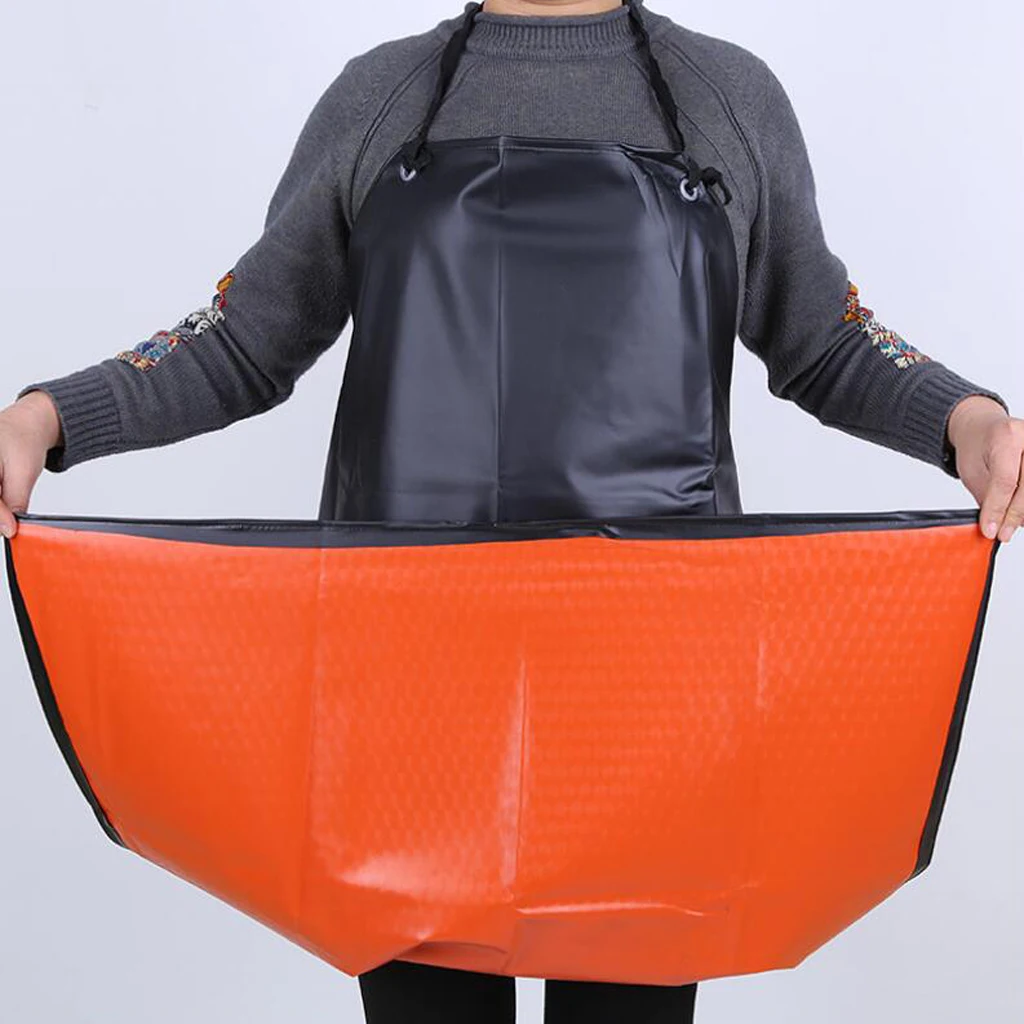 Водонепроницаемый Фартук из искусственной кожи морозоустойчивая кухонная