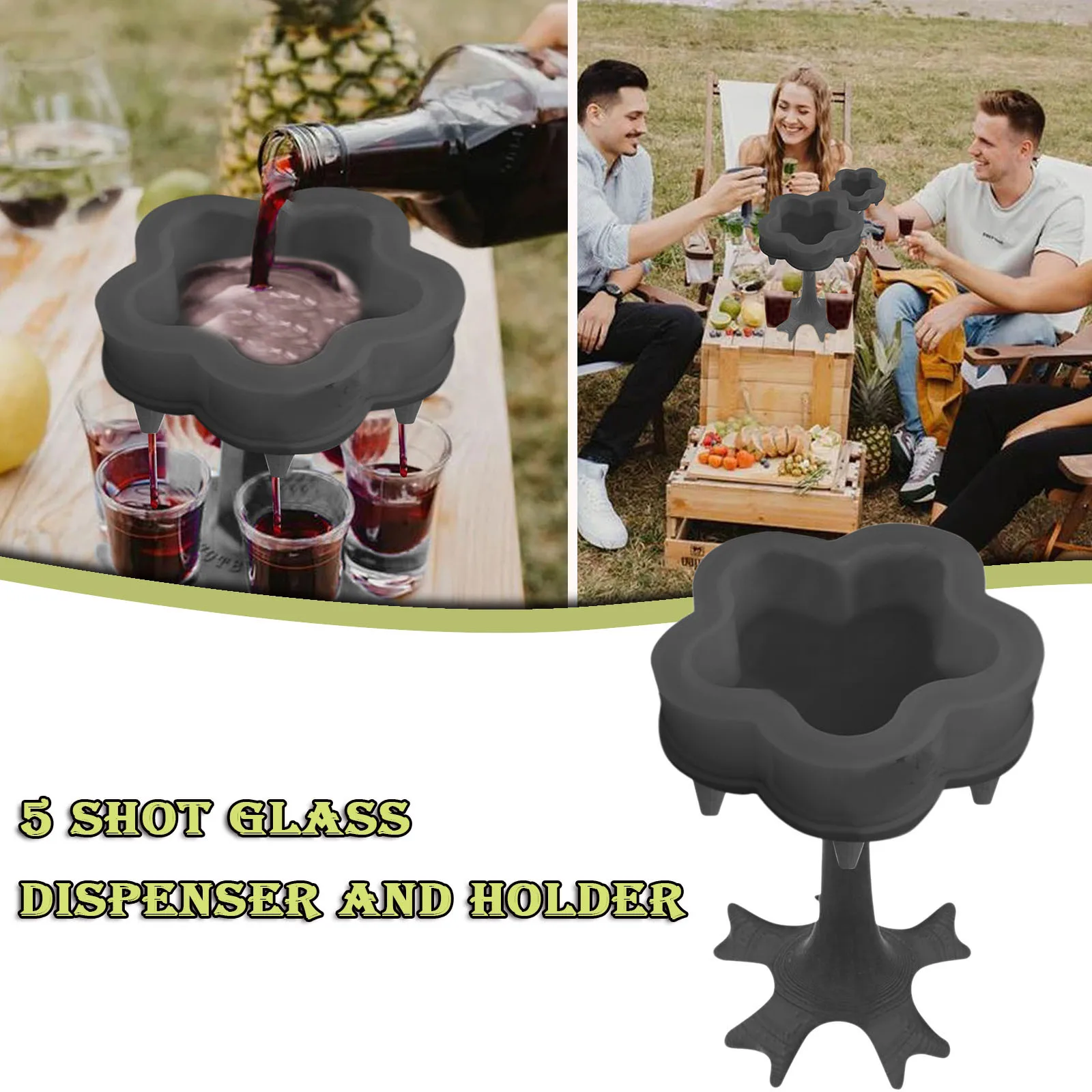 5 шт. стеклянный диспенсер держатель для Винных Бокалов подставка Охлаждения