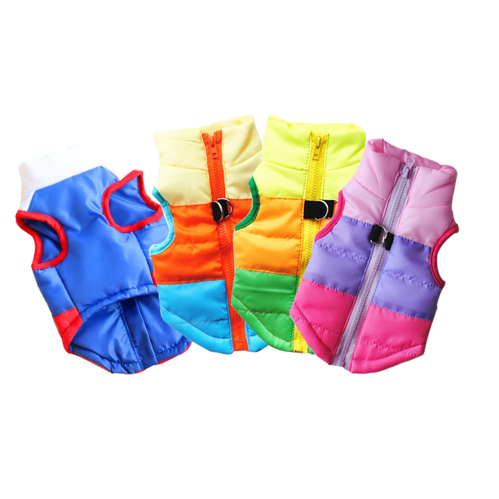 2020 одежда для домашних животных зимняя теплая Женская Трехцветная сращенная