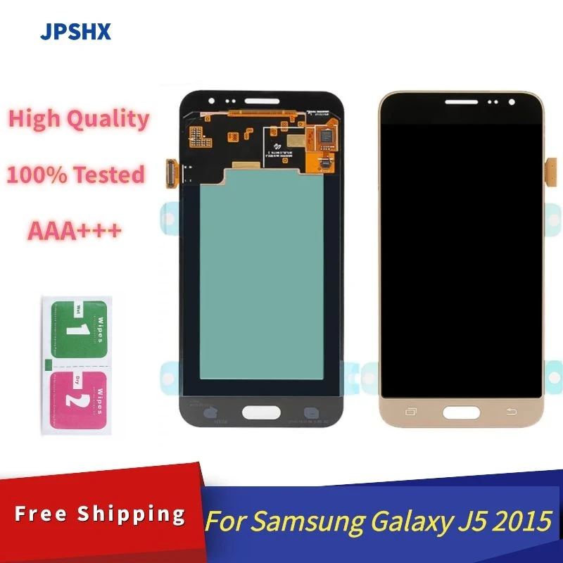 100% протестированный ЖК-дисплей для Samsung Galaxy J5 2015 J500 J500F J500FN J500H J500M Super AMOLED с
