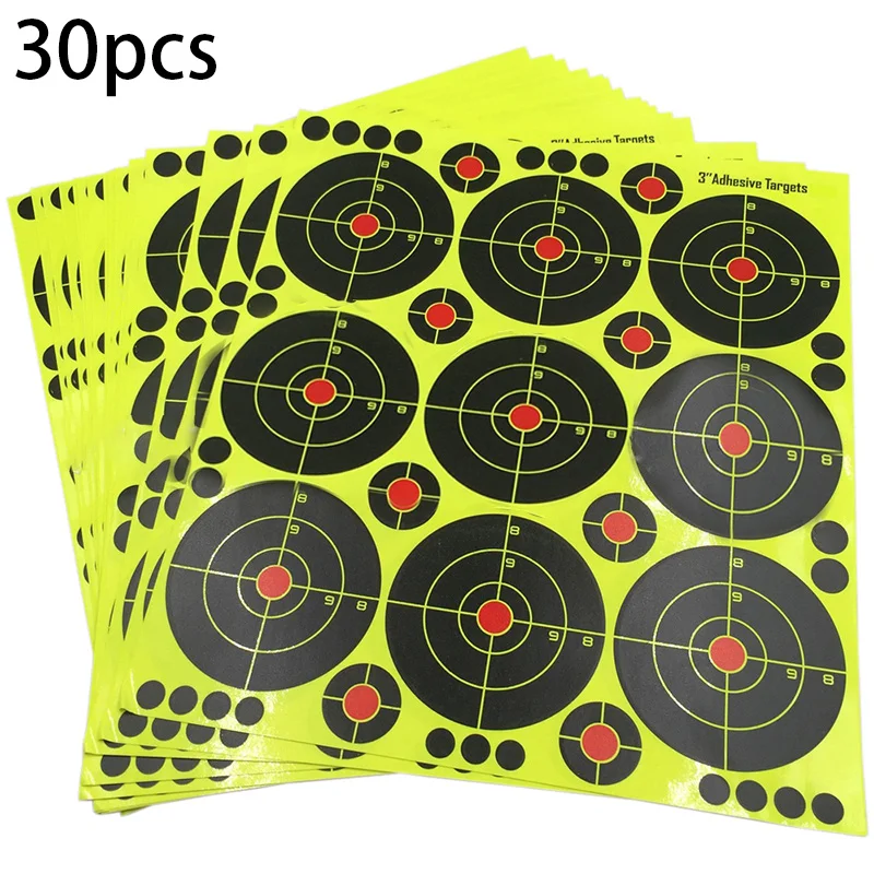 90 шт 3-дюймовая мишень реактивная разбрызгивающая Бумажная для стрельбы из лука