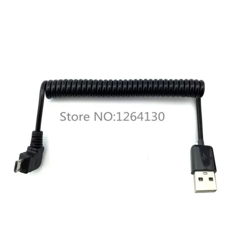USB revolution micro штекер 90 градусов прямоугольный пружинный кабель Samsung HTC LG