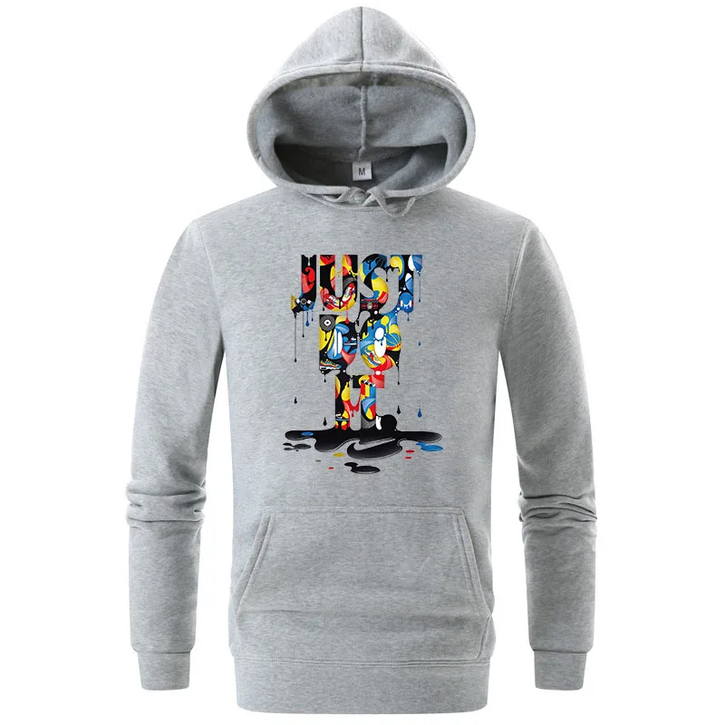 

2021 new spring and autumn men's Hooded Sweatshirt Pullover men's casual cool printed Hoodie men's Hoodie Sweatshirt