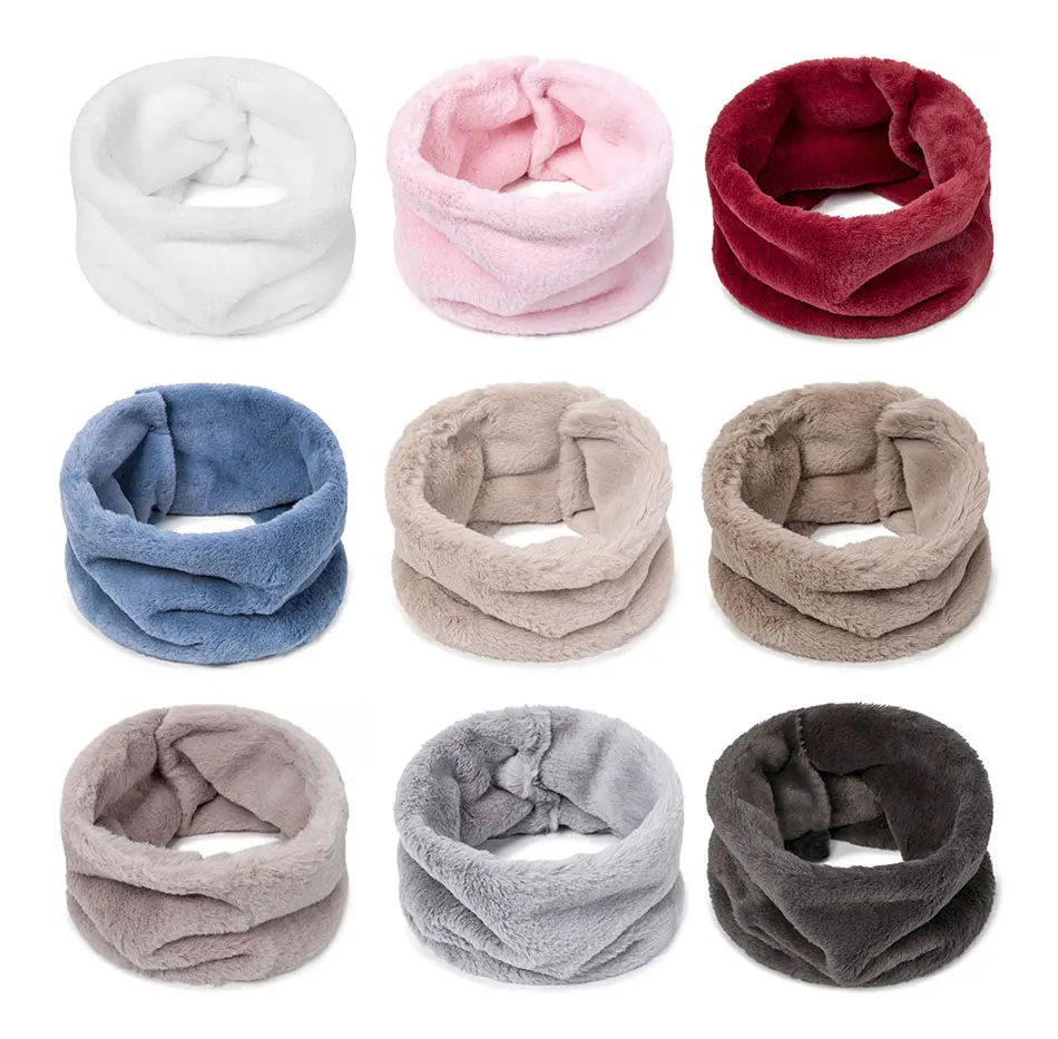 DMROLES/зимний детский шарф для мальчиков мягкий теплый девочек хлопковый с круглым