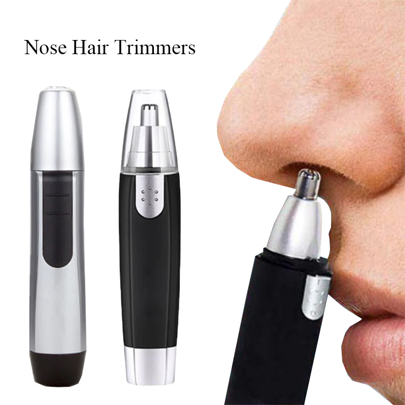 

Электрический триммер для волос в носу для мужчин и женщин, портативная Бритва для удаления волос в ушах, уход за лицом (без батареи)