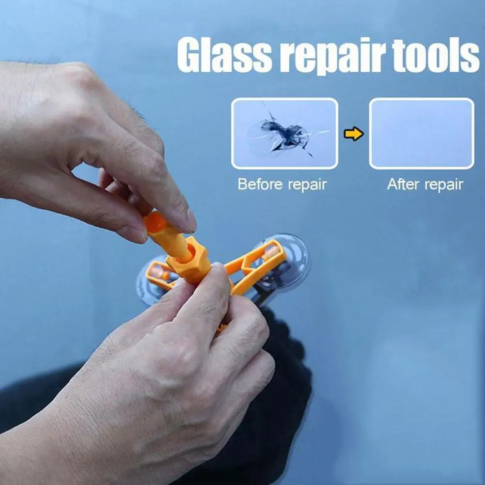 

Auto Glass Nano Repair Fluid Car Windshield Resin Crack Quick Tool Kit Fix Diy T0U6
