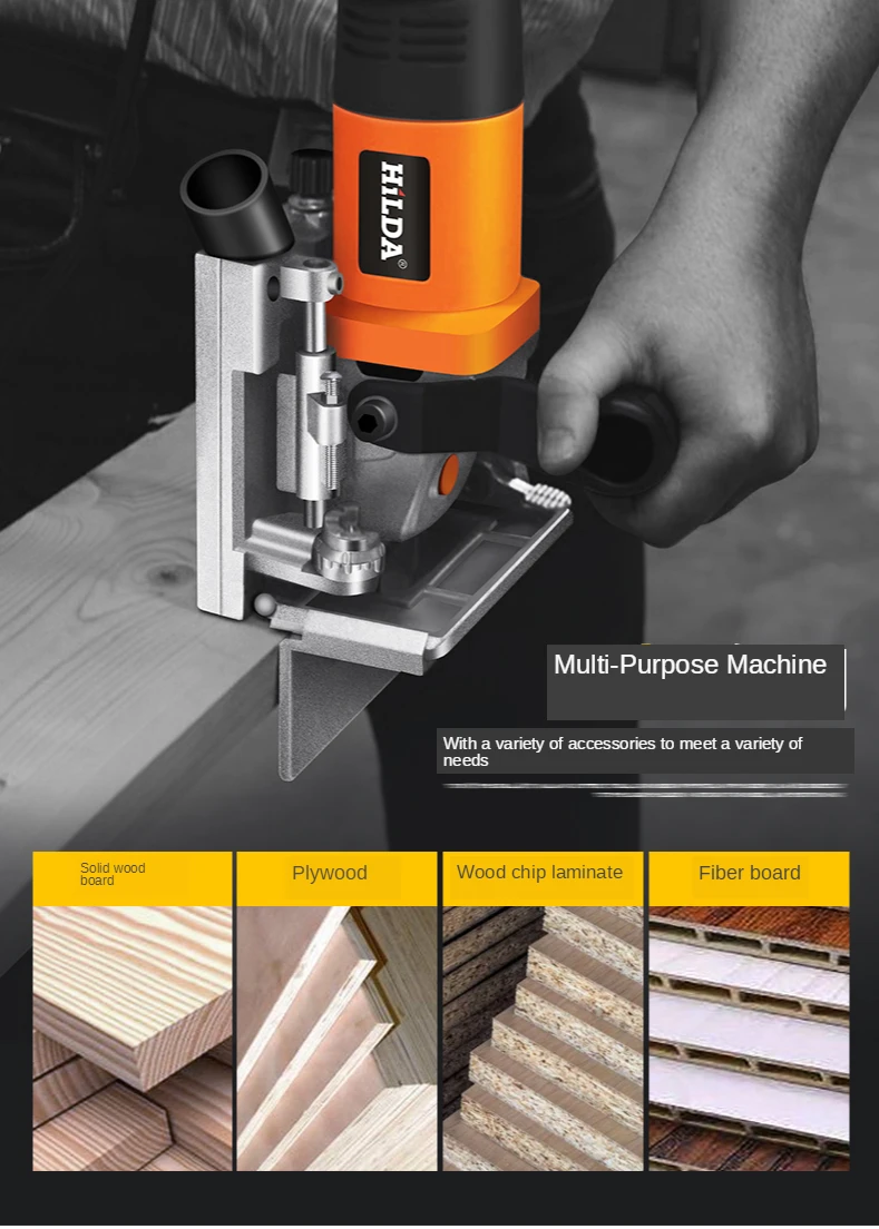 

Woodworking230V 760W Woodworking Tenoning Machine Wood Biscuit Joiner Wooden Slotting Machine For Docking Board