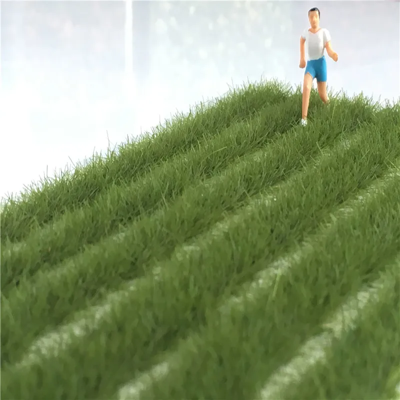 5 мм флок Модель Материал темно-зеленая трава увядший зеленый Моделирование