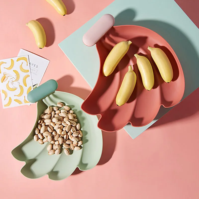 Пластиковый поднос для фруктов и закусок десертная тарелка корзины фаст фуда