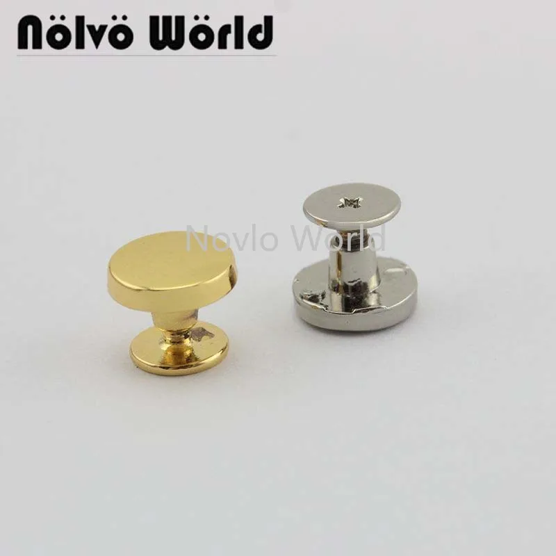 10 штук тест 4 цвета металлическая медная Пряжка винт кнопки шпильки гвоздь