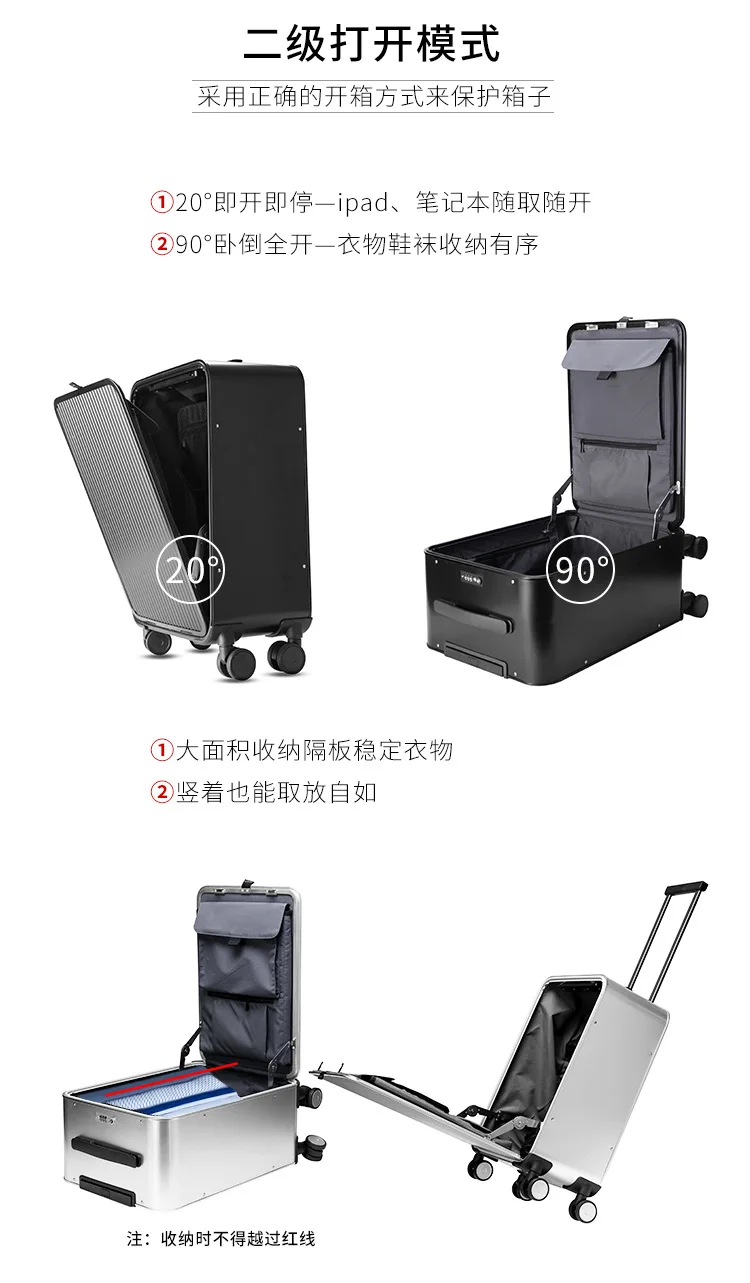 CARRYLOVE 2" 24" дюймовый Алюминиевый Чемодан TAS LOCK spinner бизнес-тележка для багажа Сумка На Колесиках