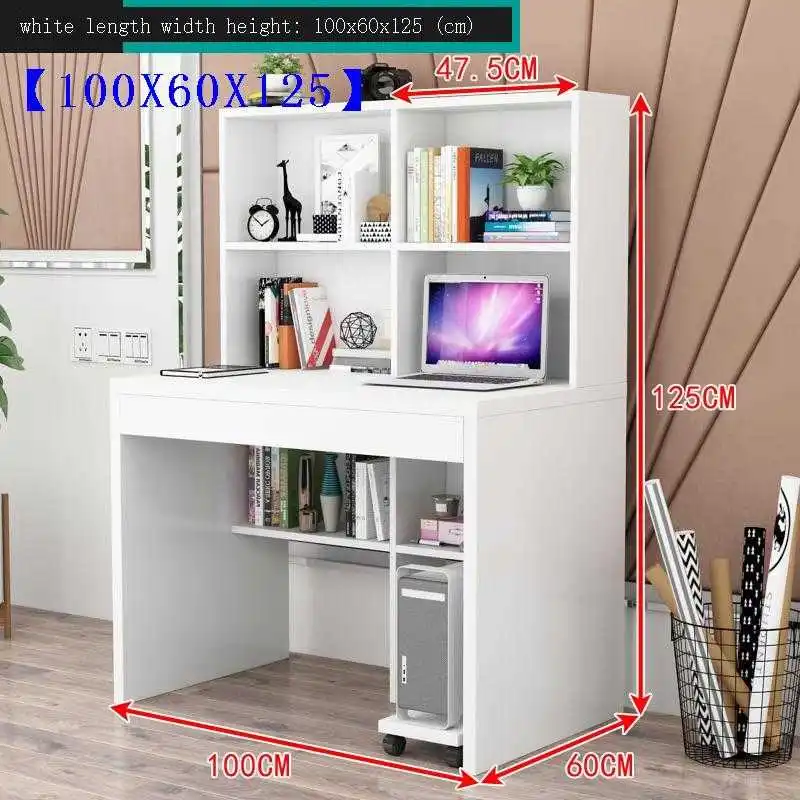 

Portable Bed Desk Scrivania Ufficio Escritorio Mueble Children Study Portatil Computer Laptop Tablo Mesa Table With Bookshelf