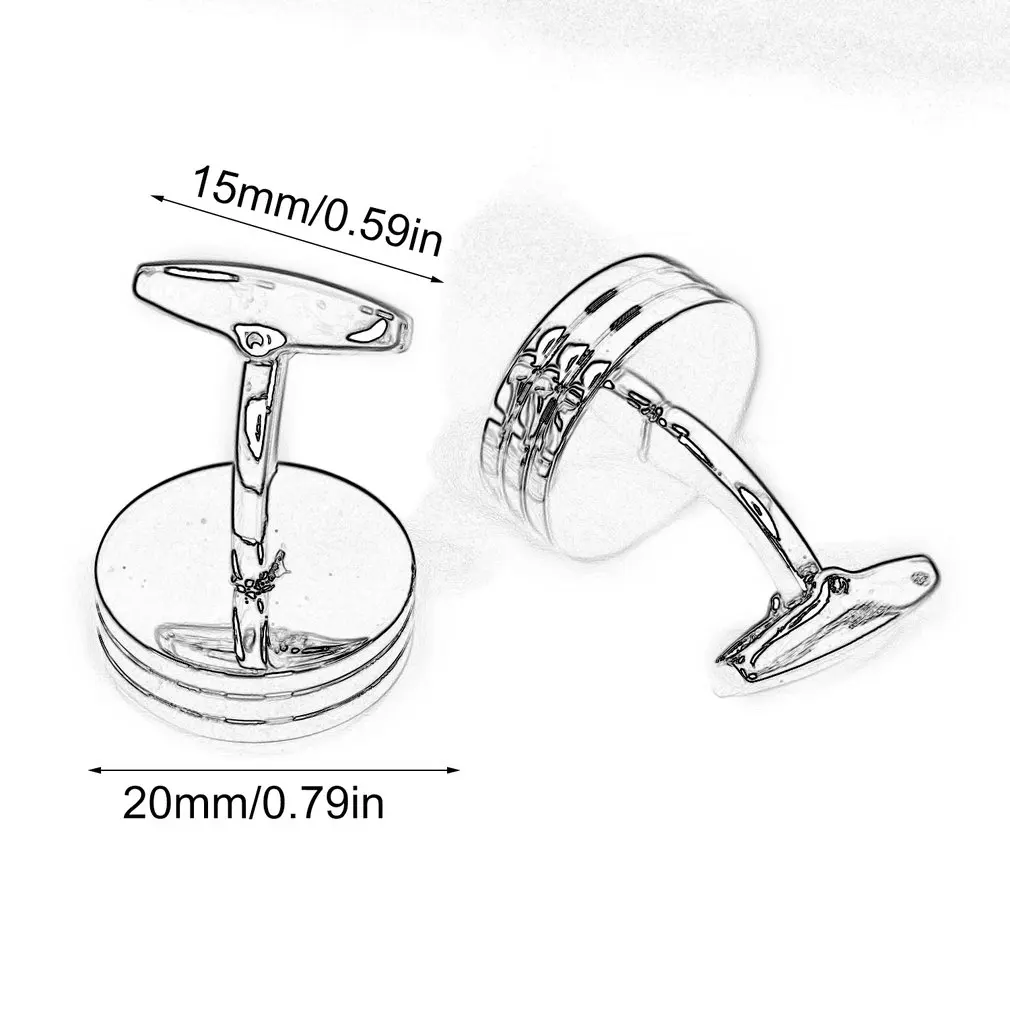 

F5118-2 Flywheel cuff links with mechanical Cuff Links Cufflinks Shirt Cuff Button Cuff Links Best Gifts Luxury Design 2019