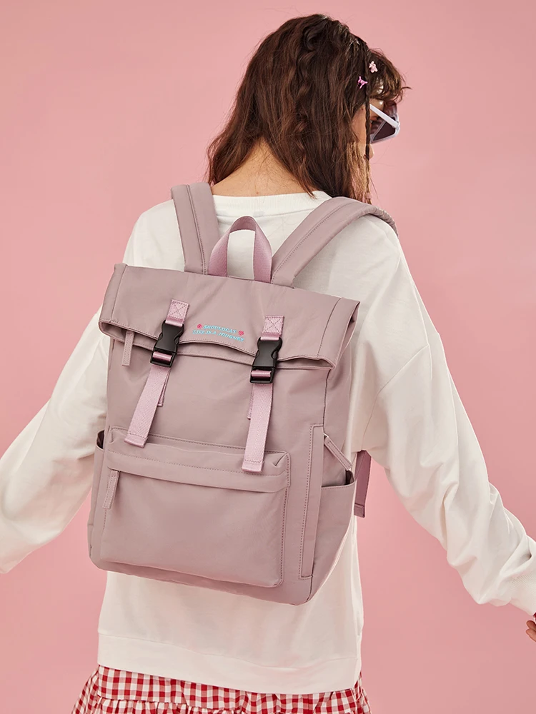 

High School Student Bag Computer Travel Backpack Junior High School Student Female Korean Style Mori Style Ins Backpack