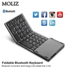 Складная Беспроводная складная мини-клавиатура с сенсорной панелью