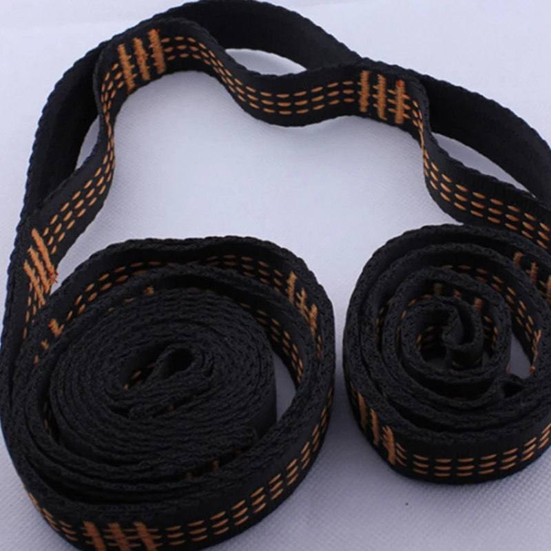

2Pcs Super Strong Hammock Strap Belt ,Comes with 2 Carabiner Traveling Portable Hanging Tree Rope