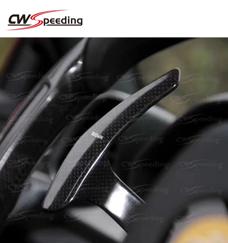 Переключатели скоростей на руле из настоящего углеродного волокна для