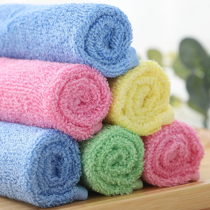 

Cleaning Cloth Oil-free Dishwashing Towel Dishcloth Kitchen Cleaning Decontamination Water Absorbing Rag 3Pcs/10Pcs