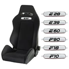 Наклейки для тюнинга переднего сиденья, металлические значки для BMW E12, E28, E34, E39, E60, E61, F07, F10, F11, F18, G30, G31, G38, аксессуары