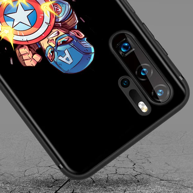 

Cute Cartoon Steel Spider For Huawei P40 P30 P20 P10 P9 P8 Lite E 5G 2017 2019 Pro Plus Phone Case