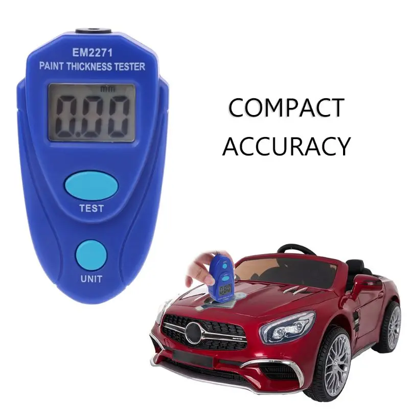 

EM2271 Digital Mini Thickness Gauge Car Paint Tester Thickness Coating Meter