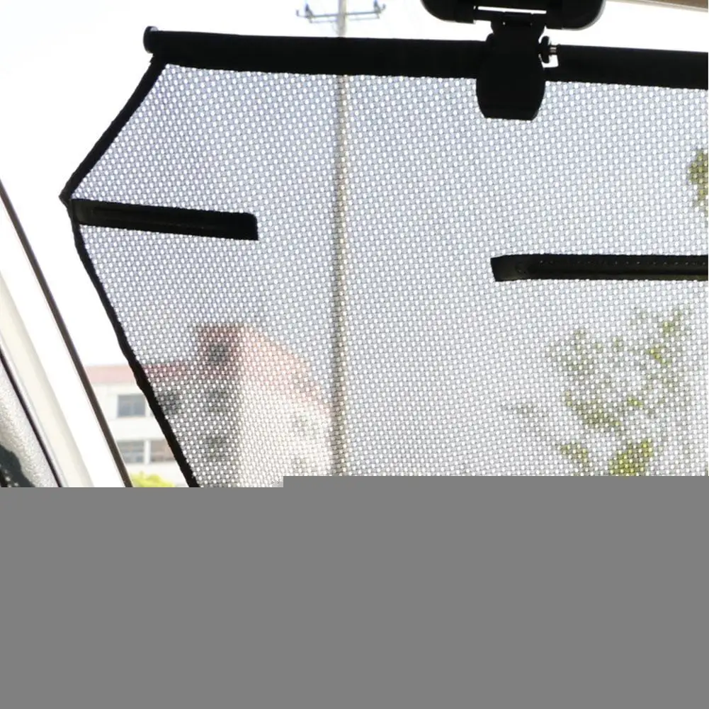Auto Retractable Sunshade Car Front Windshield Sun Shade Cover Curtain Rear Side Window Black | Автомобили и мотоциклы