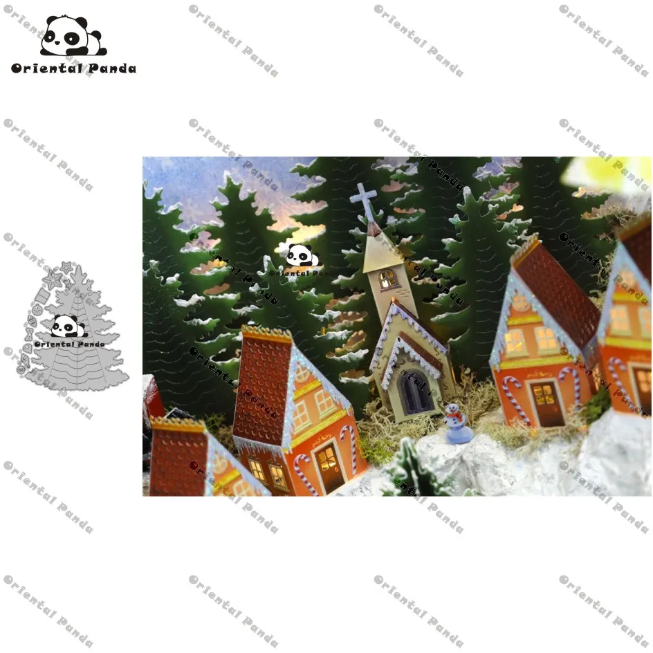 Новые штампы 2020 3D Миньоны Рождественская елка Металлические резные diy фотоальбом