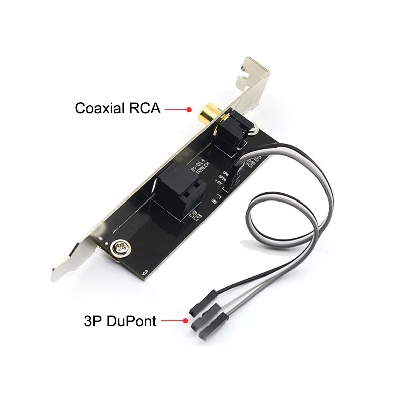 PPYY новый-SPDIF оптический и RCA Out пластина кабельный кронштейн цифровой аудио выход