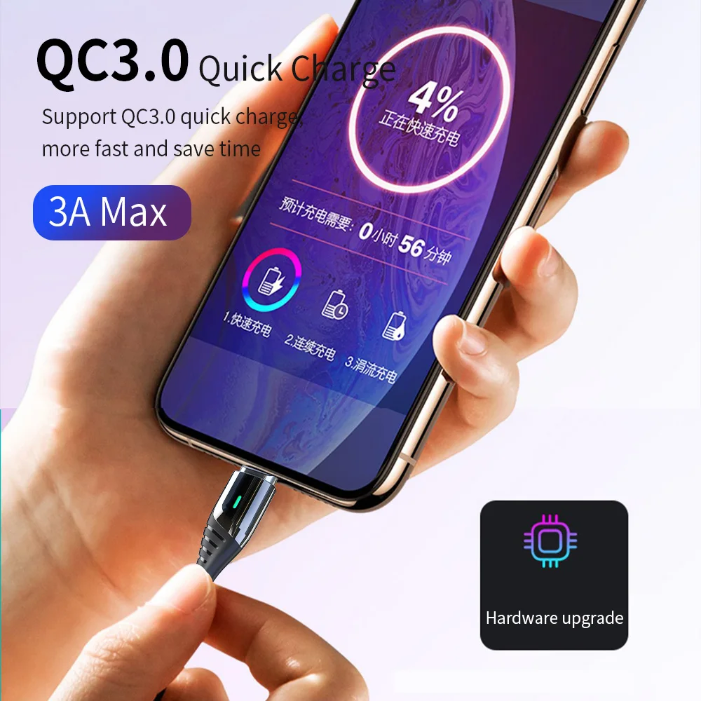 Essager магнитное зарядное устройство Micro USB кабель для iPhone 11 Pro Max провод для быстрой зарядки usb type C type-C магнит кабели для мобильных телефонов