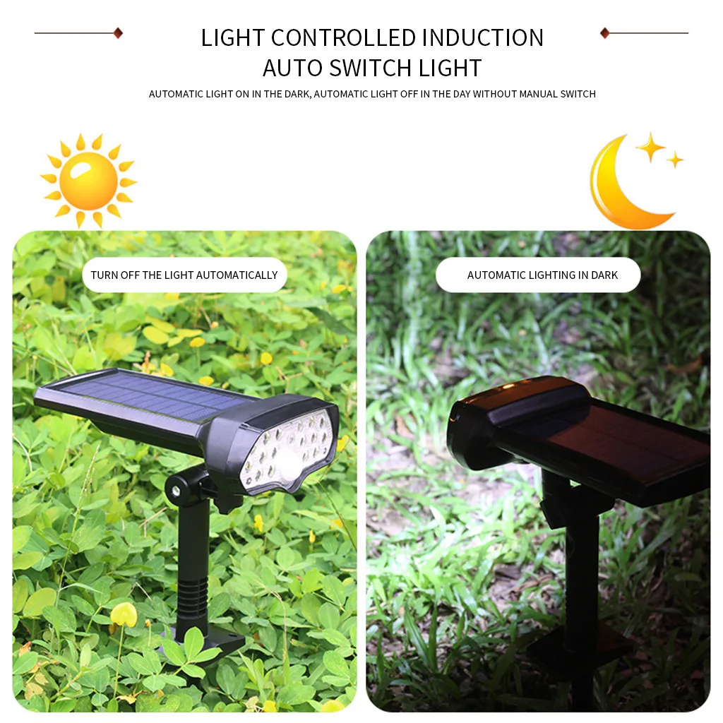 Светодиодный настенный светильник на солнечной энергии с датчиком уличная