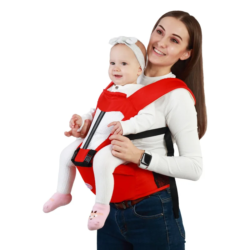 

Baby Carrier with Waist Stool Baby Carrier with Hip Seat for Breastfeeding Adapt to Newborn Infant Toddler One Size Fits All