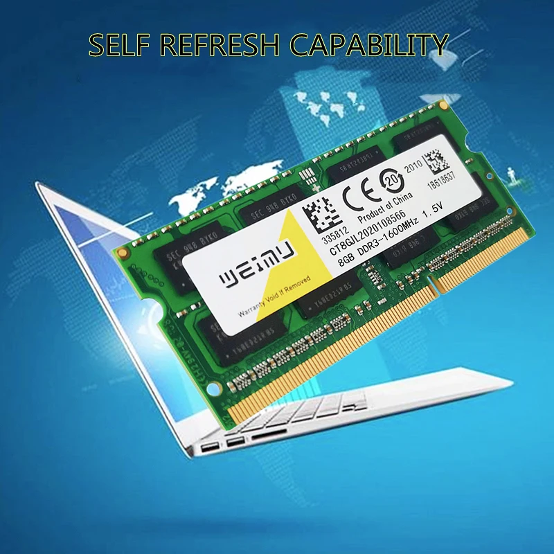 DDR3 2GB 4GB 8GB 1066 1333 1600MHz SODIMM PC3 8500 10600 12800 204Pin 1.5V Compatible all Motherboards Laptop Memory Ddr3 RAM | Компьютеры