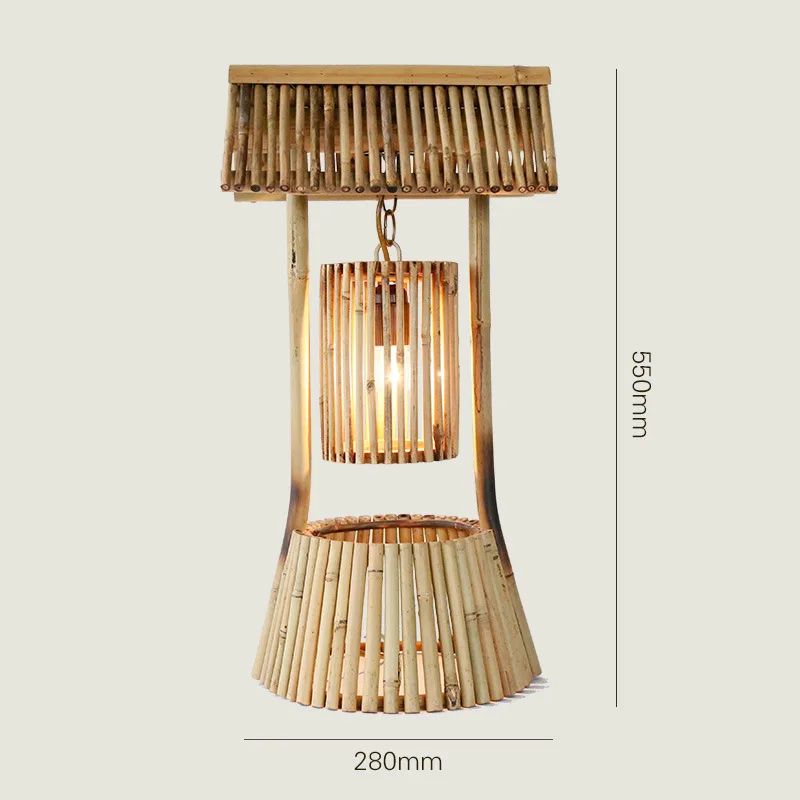 Ретро американский Сельский ретро Простой японский бамбуковый ткацкий