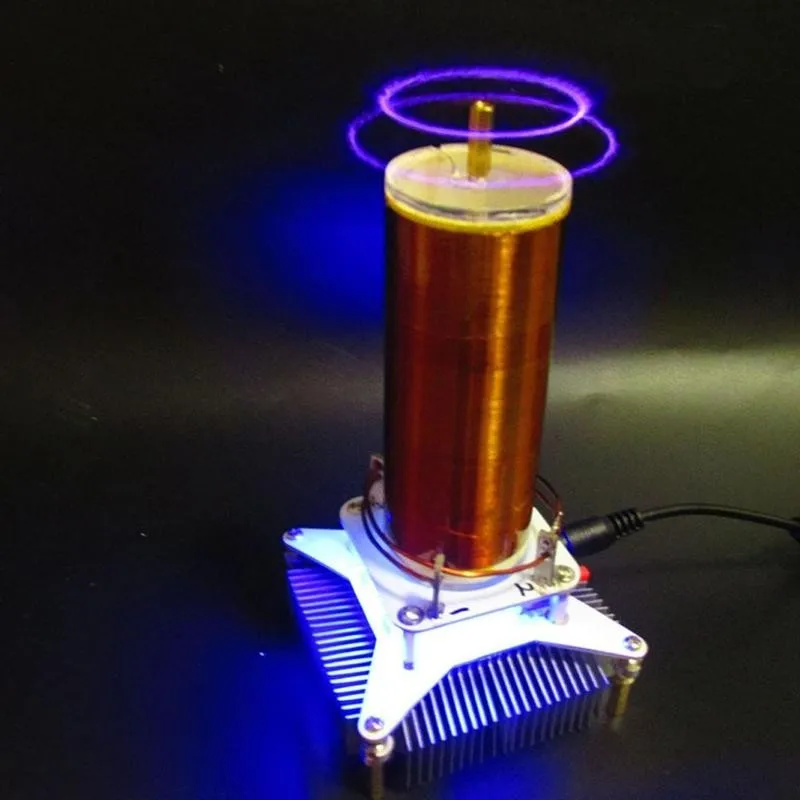 

New music Coil Wireless Transmission Music plasma electronic kit diy Coil,Finished loudspeaker,T9E5