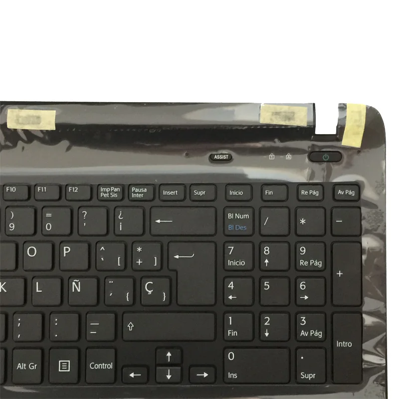 Клавиатура для ноутбука sony Vaio SVF1521K1EB svf1521p1r SVF152C29M SVF1521V6E черно-белая клавиатура с