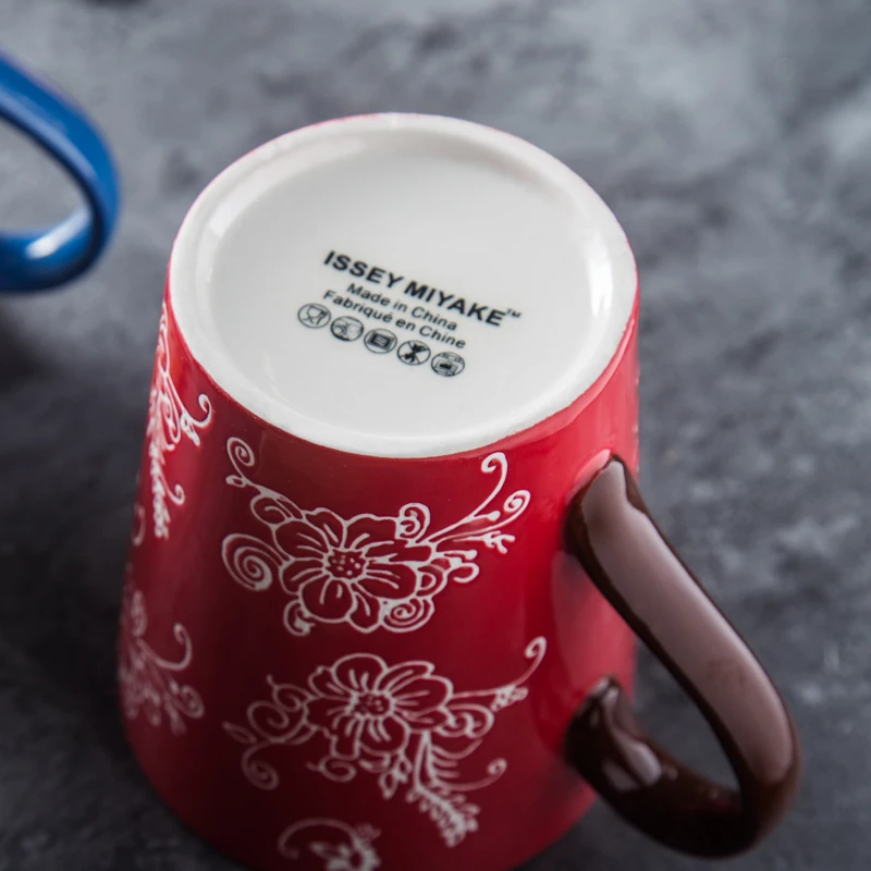 Керамическая кружка для кофе и чая с ручной росписью 375 мл|Кружки| |