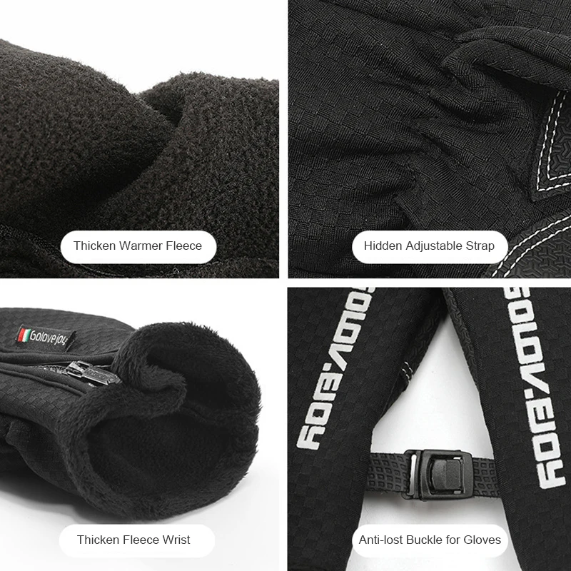 Зимние перчатки для катания на лыжах водонепроницаемые мотоцикле сноуборде