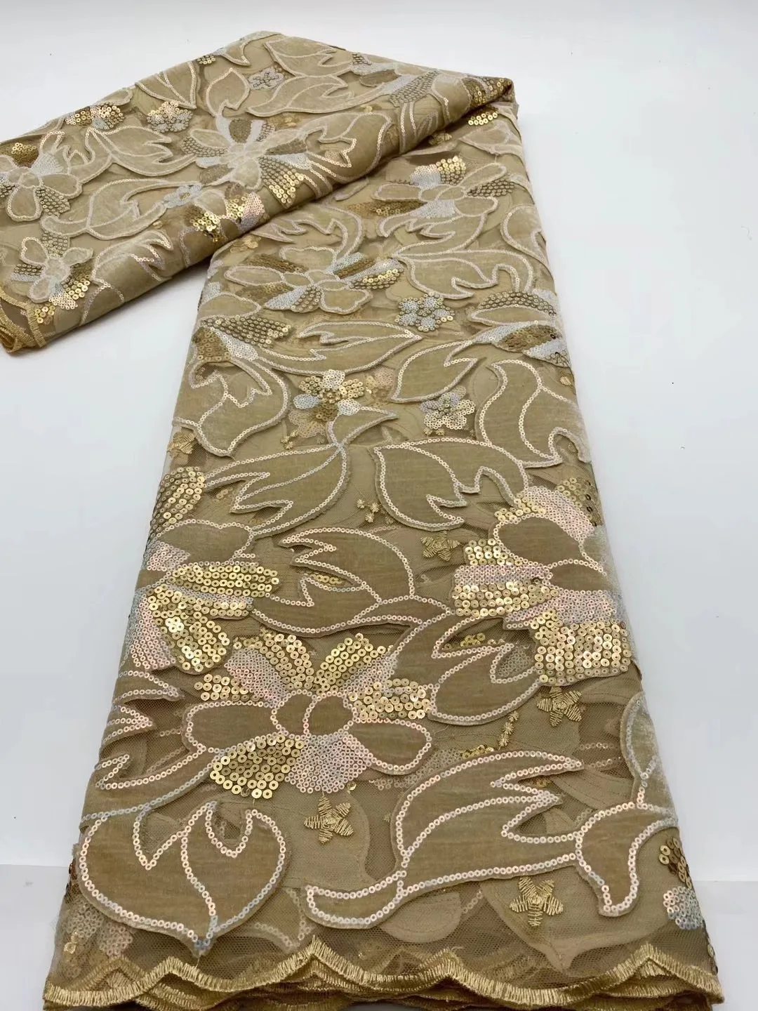 

2021 Высококачественная французская Тюлевая кружевная ткань, лидер продаж в Африке, кружевная сетчатая кружевная ткань из молочного шелка, п...