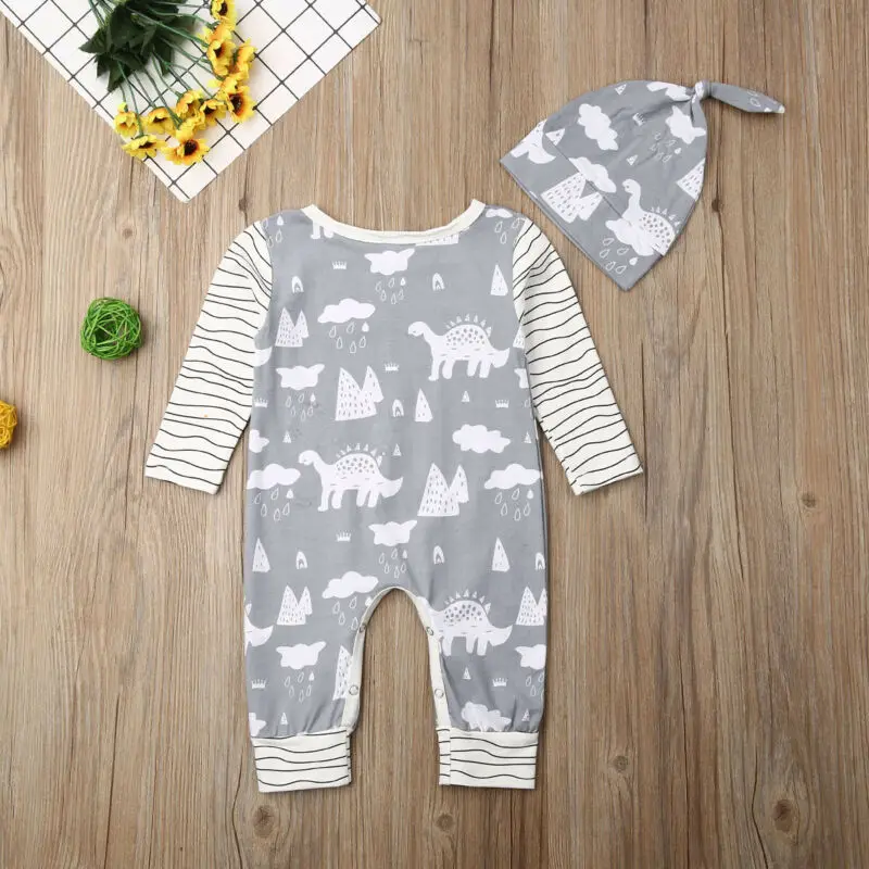 Новое поступление Рождественская одежда для малышей из 2 предметов Комбинезон