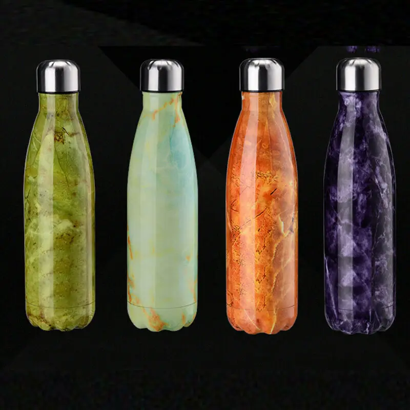 Новинка термобутылка для воды 500 мл с вакуумной изоляцией металлическая