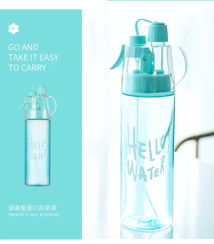 Спортивная чашка для воды с эффектом потертости летняя студентов портативная на