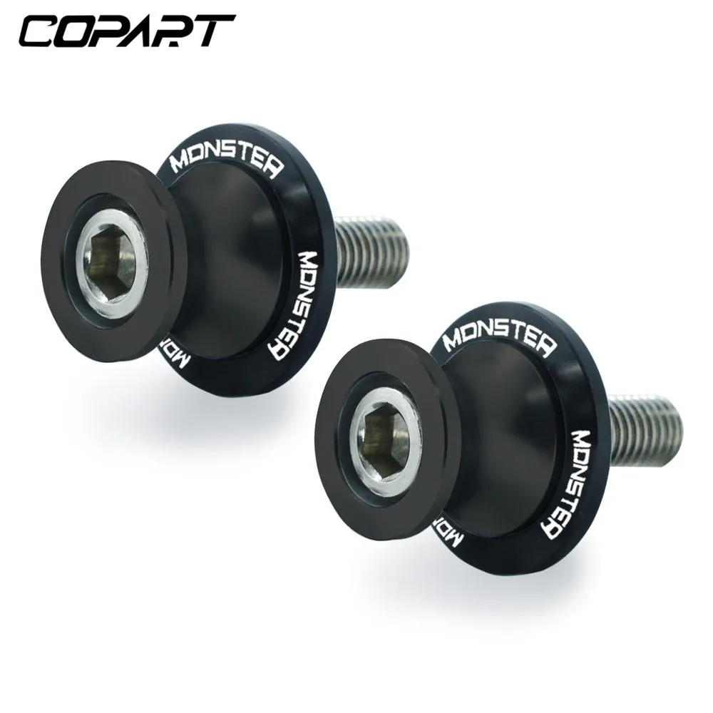 Мотоцикл 6 мм CNC SwingArm Слайдеры Катушки стенд винт для DUCATI MONSTER 695 696 796 797 821 800 Monster 1200S