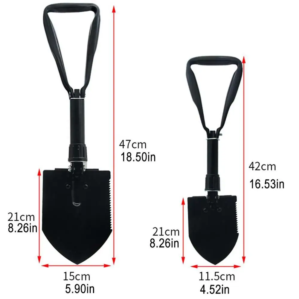 

Car-Mounted Collapsible Steel Shovel Medium Shovel Shovel Rescue Shovel Shovel Professional Tool Excavation