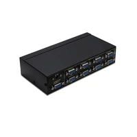 8 port vga splitter hd vga video sharing 1 in 4 out 250mhz 15hdf 60m high frequency 1920 1440 power supply