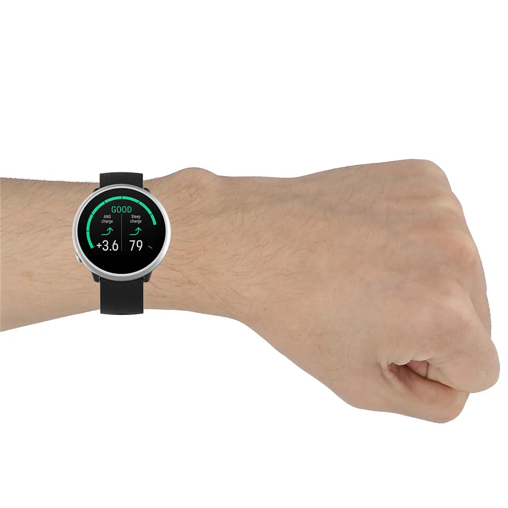 20 мм силиконовый ремешок для часов умных спортивных POLAR Ignite аксессуары Garmin