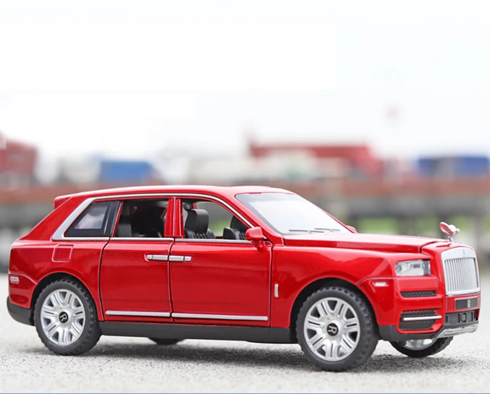 1:32 шкала Rolls Royce сплав литой под давлением металлический автомобиль-модель звуковой светильник Вытяните назад SUV 6 дверей можно открыть автомобиль-коллекция