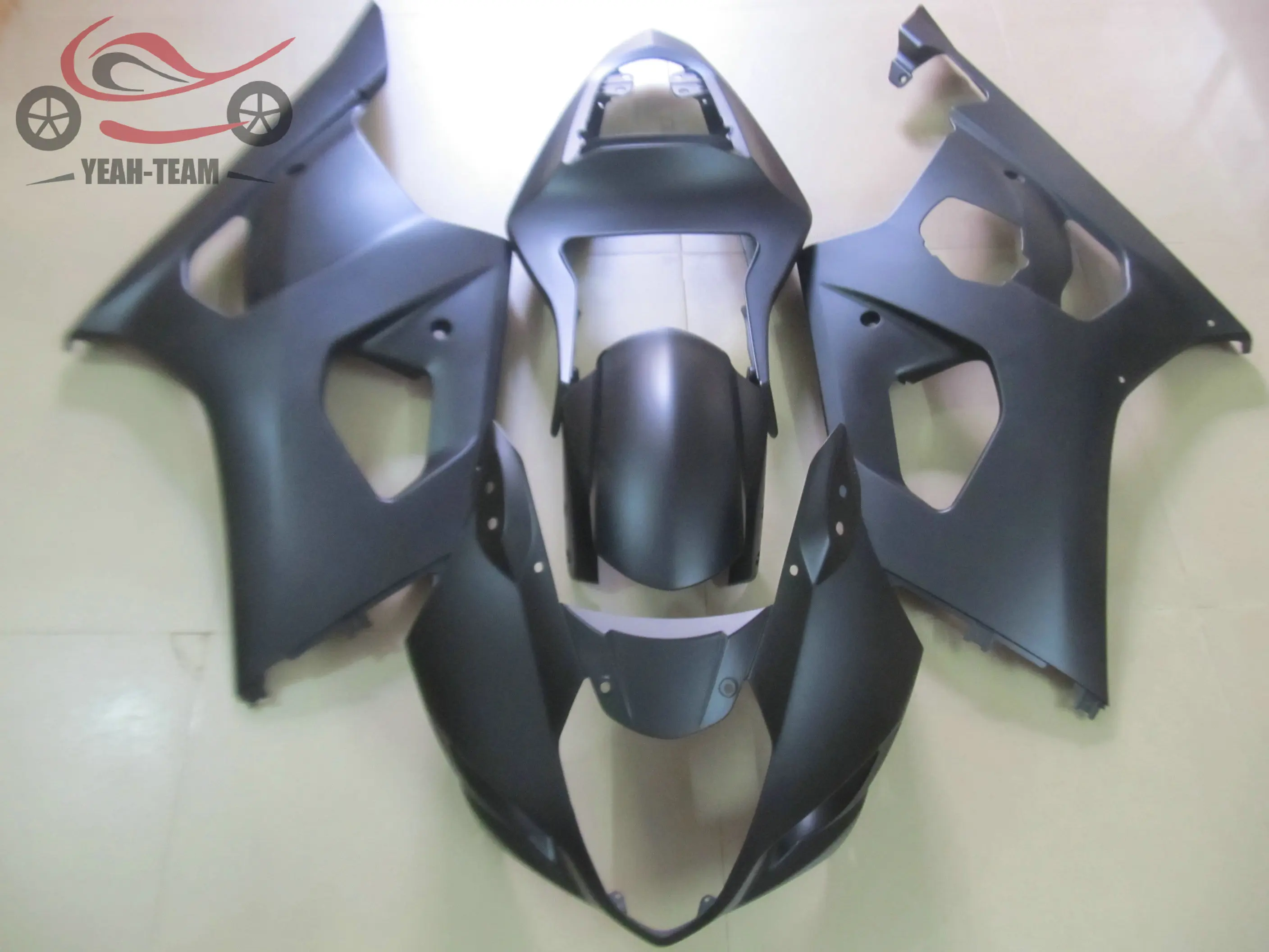 Высококачественный полный набор обтекателей для Suzuki K3 2003 2004 GSXR1000 матовый черный