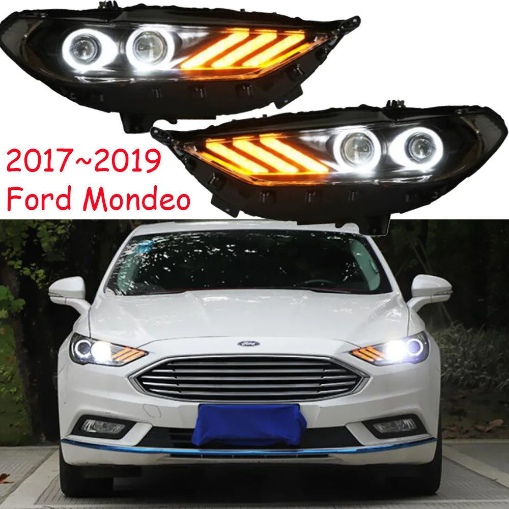 2017 ~ Y автомобильный bupmer передняя фара для Mondeo головсветильник fusion автомобильные