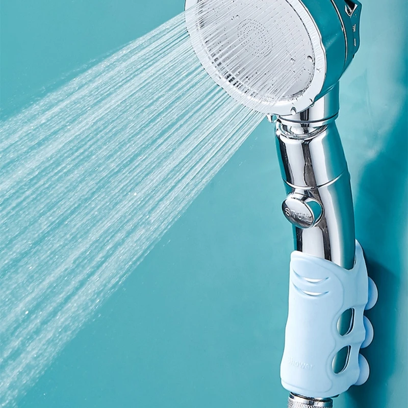 

Держатель для душа без перфорации, насадка для водонагревателя, силиконовая присоска для душа в ванную комнату, с фиксированной базовой рам...