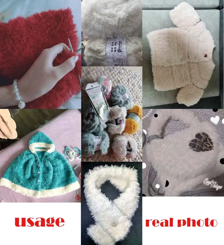 Шерстяная кашемировая пряжа из искусственного меха 50 г/рулон для творчества